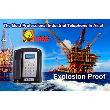 Atex Proof Teléfono a prueba de explosiones para el aceite de la mina de gas